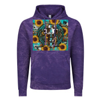 Cloud Purple western faith sunflower's Vintage Hoodie - RanaPortraitStore