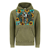 Vintage Olive western faith sunflower's Vintage Hoodie - RanaPortraitStore