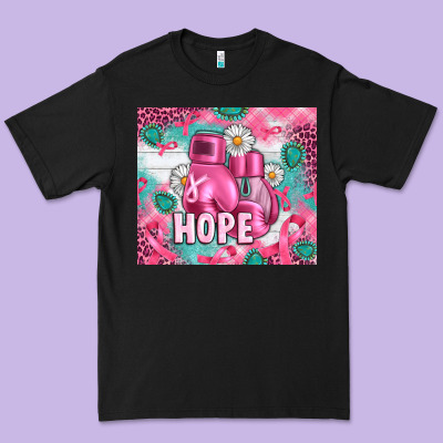 Breast Cancer Boxing Gloves Premium Tee Designed By Artiststas