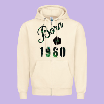 Born In 1960 Zipper Hoodie Designed By Bettercallsaul