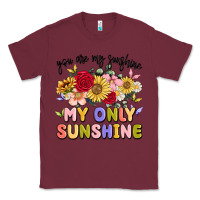 Burgundy you are my sunshine my only sunshine Classic Tee - MaliasSmallBusiness
