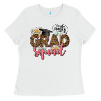 White grad squad Ladies Tee - AdoDesignShop