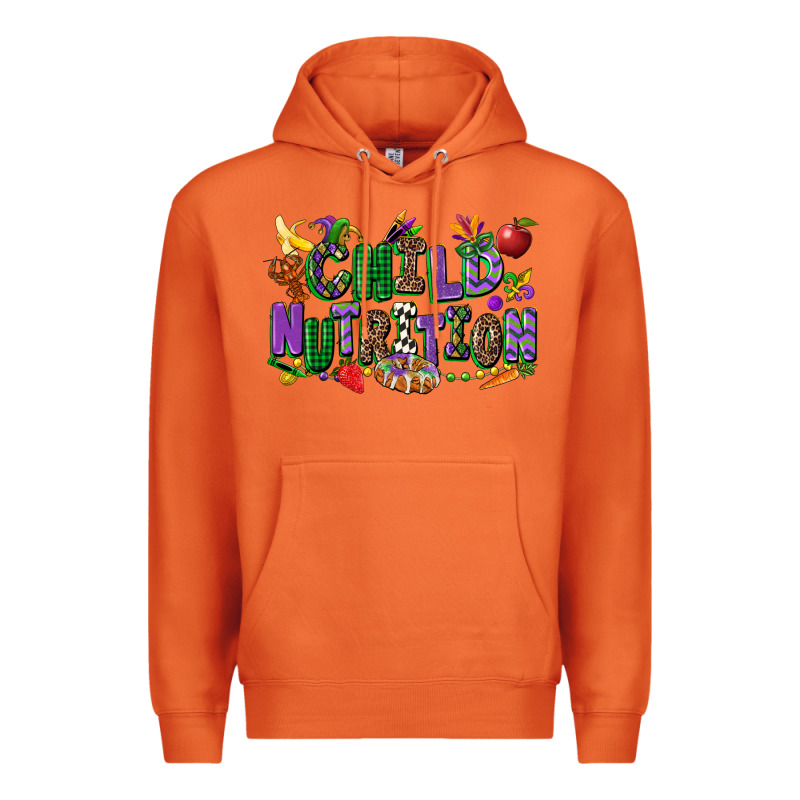Child Nutrition Mardi Gras Cowgirl Premium Hoodie by CowGirlArtShop | Teevron