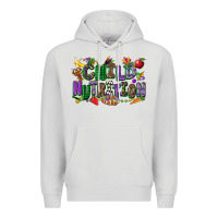 Dove Grey child nutrition mardi gras cowgirl Premium Hoodie - CowGirlArtShop