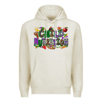 Oatmeal Heather child nutrition mardi gras cowgirl Premium Hoodie - CowGirlArtShop