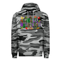 Slate Camo child nutrition mardi gras cowgirl Premium Hoodie - CowGirlArtShop