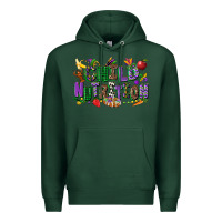 Sports Green child nutrition mardi gras cowgirl Premium Hoodie - CowGirlArtShop