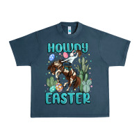 Midnight Navy howdy easter Urban Heavy Tee - MaliasSmallBusiness