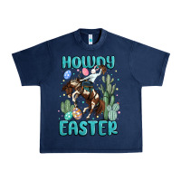 Navy howdy easter Urban Heavy Tee - MaliasSmallBusiness