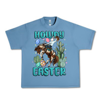Pebble Blue howdy easter Urban Heavy Tee - MaliasSmallBusiness