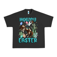 Pigment Black howdy easter Urban Heavy Tee - MaliasSmallBusiness