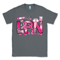 Charcoal Heather breast cancer lpn licensed practical nurse Classic Tee - JahusDesignShop