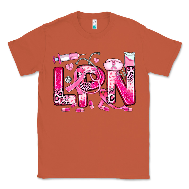 Breast Cancer Lpn Licensed Practical Nurse Classic Tee by JahusDesignShop | Teevron