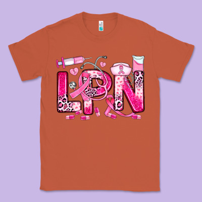 Breast Cancer Lpn Licensed Practical Nurse Classic Tee Designed By Jahusdesignshop