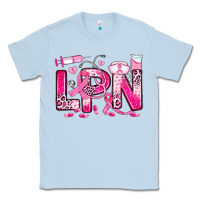 Dusty Blue breast cancer lpn licensed practical nurse Classic Tee - JahusDesignShop