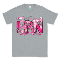 Heather Grey breast cancer lpn licensed practical nurse Classic Tee - JahusDesignShop