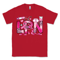 Red breast cancer lpn licensed practical nurse Classic Tee - JahusDesignShop