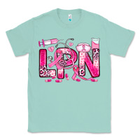 Seafoam breast cancer lpn licensed practical nurse Classic Tee - JahusDesignShop