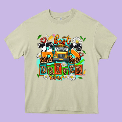 Best Bus Driver Ever Heavy Core Tee Designed By Adodesignshop
