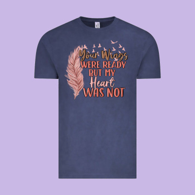 Your Wings Were Ready But My Heart Was Not Vintage Tee Designed By Maliassmallbusiness