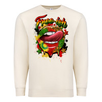 Sandshell free ish juneteenth lips Premium Sweatshirt - CowGirlArtShop