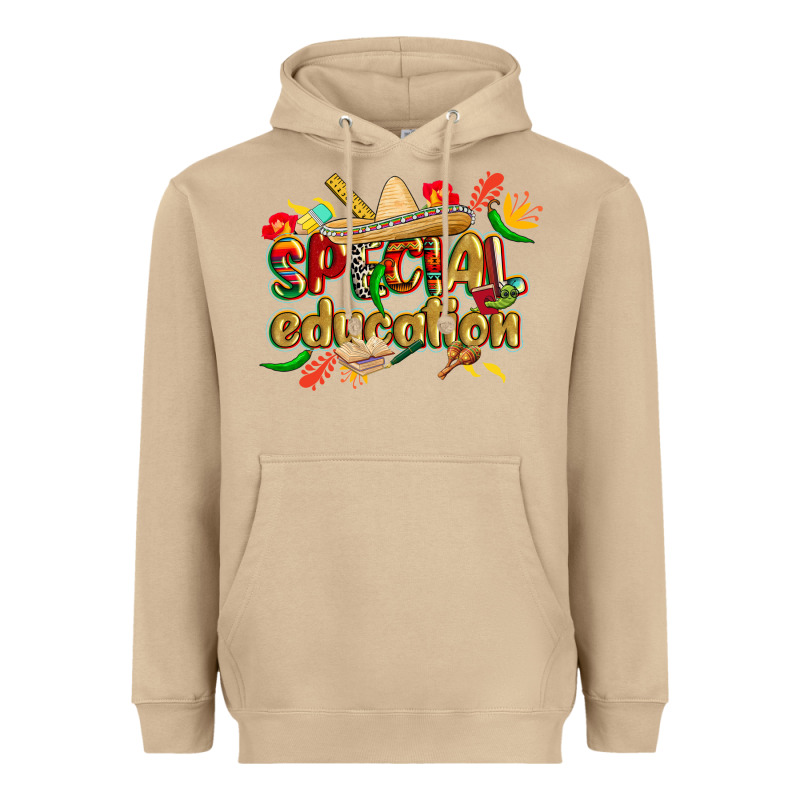 Cinco De Mayo Special Education Heavyweight Hoodie by CowGirlArtShop | Teevron