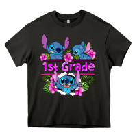 Asphalt preview flower stitch 1st grade Heavy Core Tee - AdoDesignShop