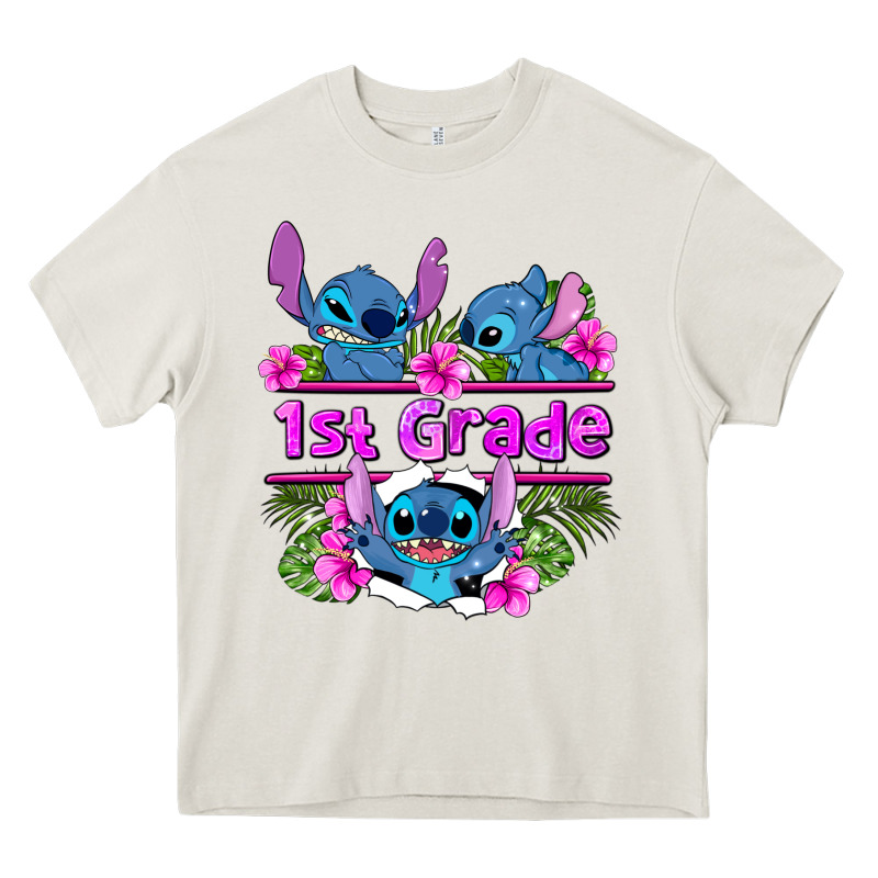 Preview Flower Stitch 1st Grade Heavy Core Tee by AdoDesignShop | Teevron
