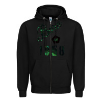 Black Born In 1958 Zipper Hoodie - Bettercallsaul