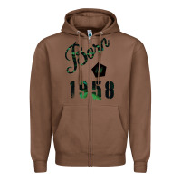 Chestnut Born In 1958 Zipper Hoodie - Bettercallsaul