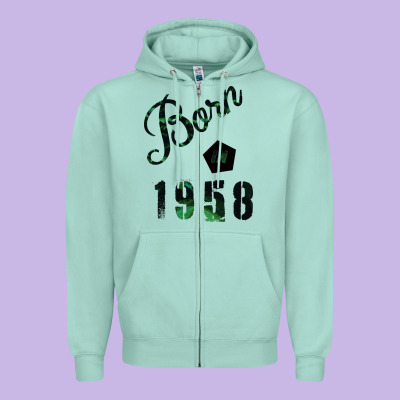 Born In 1958 Zipper Hoodie Designed By Bettercallsaul