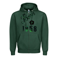 Sports Green Born In 1958 Zipper Hoodie - Bettercallsaul