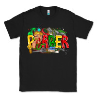 Black barber Classic Tee - CowhideDigitalArt