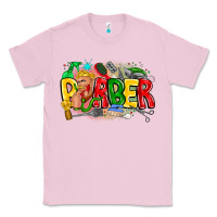 Bubblegum Pink barber Classic Tee - CowhideDigitalArt