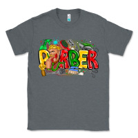 Charcoal Heather barber Classic Tee - CowhideDigitalArt