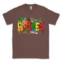 Chestnut barber Classic Tee - CowhideDigitalArt