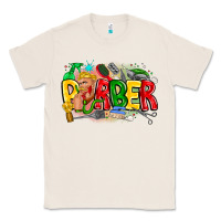 Natural barber Classic Tee - CowhideDigitalArt