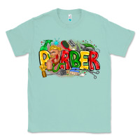 Seafoam barber Classic Tee - CowhideDigitalArt