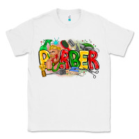White barber Classic Tee - CowhideDigitalArt