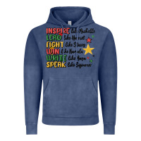 Vintage Denim black history malia Vintage Hoodie - MaliasSmallBusiness