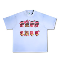 Grape Ice custom name valentine's day school pencils Urban Heavy Tee - MaliasSmallBusiness