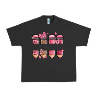 Pigment Black custom name valentine's day school pencils Urban Heavy Tee - MaliasSmallBusiness