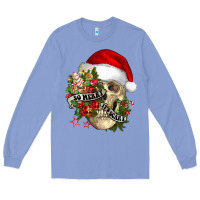 Colony Blue So merry it's scary Long Sleeve Tee - NancyCooperArtShop