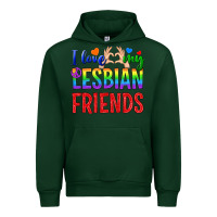 Forest Green I Love My Lesbian Friends Urban Hoodie - BundleAndBundleShop