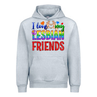 Heather Grey I Love My Lesbian Friends Urban Hoodie - BundleAndBundleShop