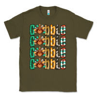 Army Green Gobble till you wobble Thanksgiving turkey Classic Tee - NancyCooperArtShop