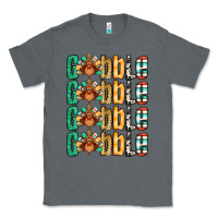 Charcoal Heather Gobble till you wobble Thanksgiving turkey Classic Tee - NancyCooperArtShop