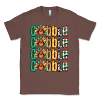 Chestnut Gobble till you wobble Thanksgiving turkey Classic Tee - NancyCooperArtShop