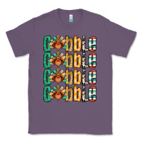 Lavender Gobble till you wobble Thanksgiving turkey Classic Tee - NancyCooperArtShop