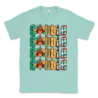 Seafoam Gobble till you wobble Thanksgiving turkey Classic Tee - NancyCooperArtShop
